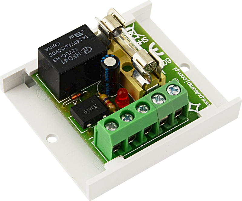 Pulsar AWZ510 releemoodul, 12V, NO/NC - Image 2