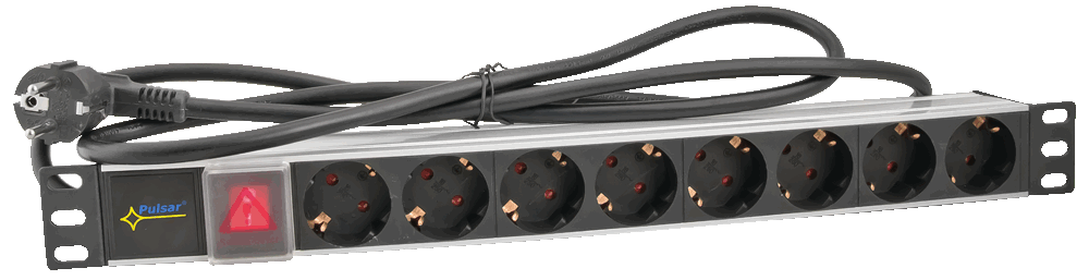 RALZ/F Toitejaotusmoodul, 8 pesa (tüüp F / Schuko) 230V, Pulsar