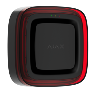 Ajax EN54 FireProtect (Sounder/VAD) juhtmevaba sireen vilkuriga, must