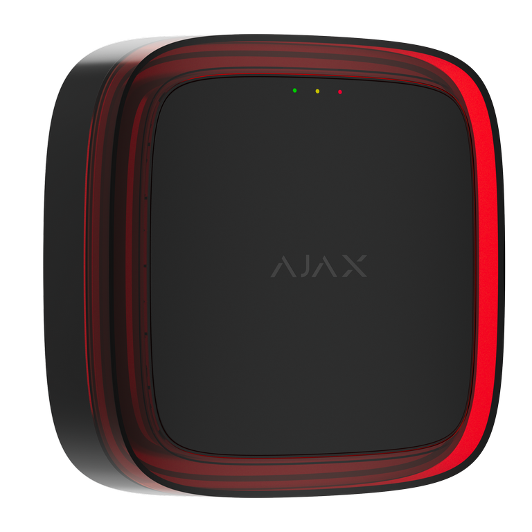 Ajax EN54 FireProtect (VAD) juhtmevaba visuaalse alarmi seade, must