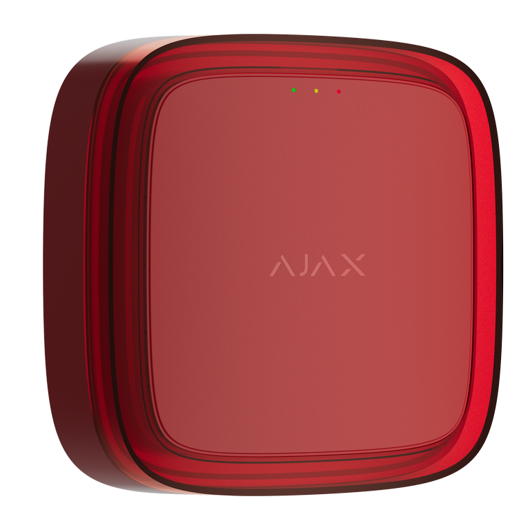 Ajax EN54 FireProtect (VAD) juhtmevaba visuaalse alarmi seade, punane