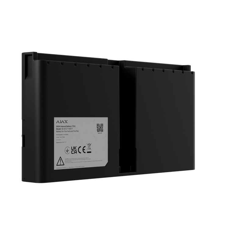 Ajax EN54 Internal Battery (72 h) must