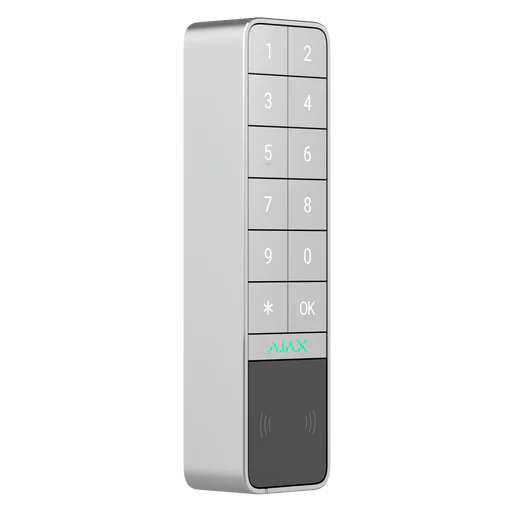 Ajax Keypad Outdoor Jeweller klaviatuur, valge