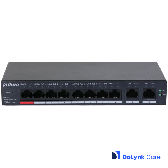 Dahua CS4010-8ET-110 DoLynk Care manageeritav 8*POE switch - Image 2