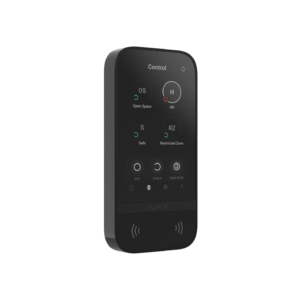 Ajax Keypad Touchscreen klaviatuur, must