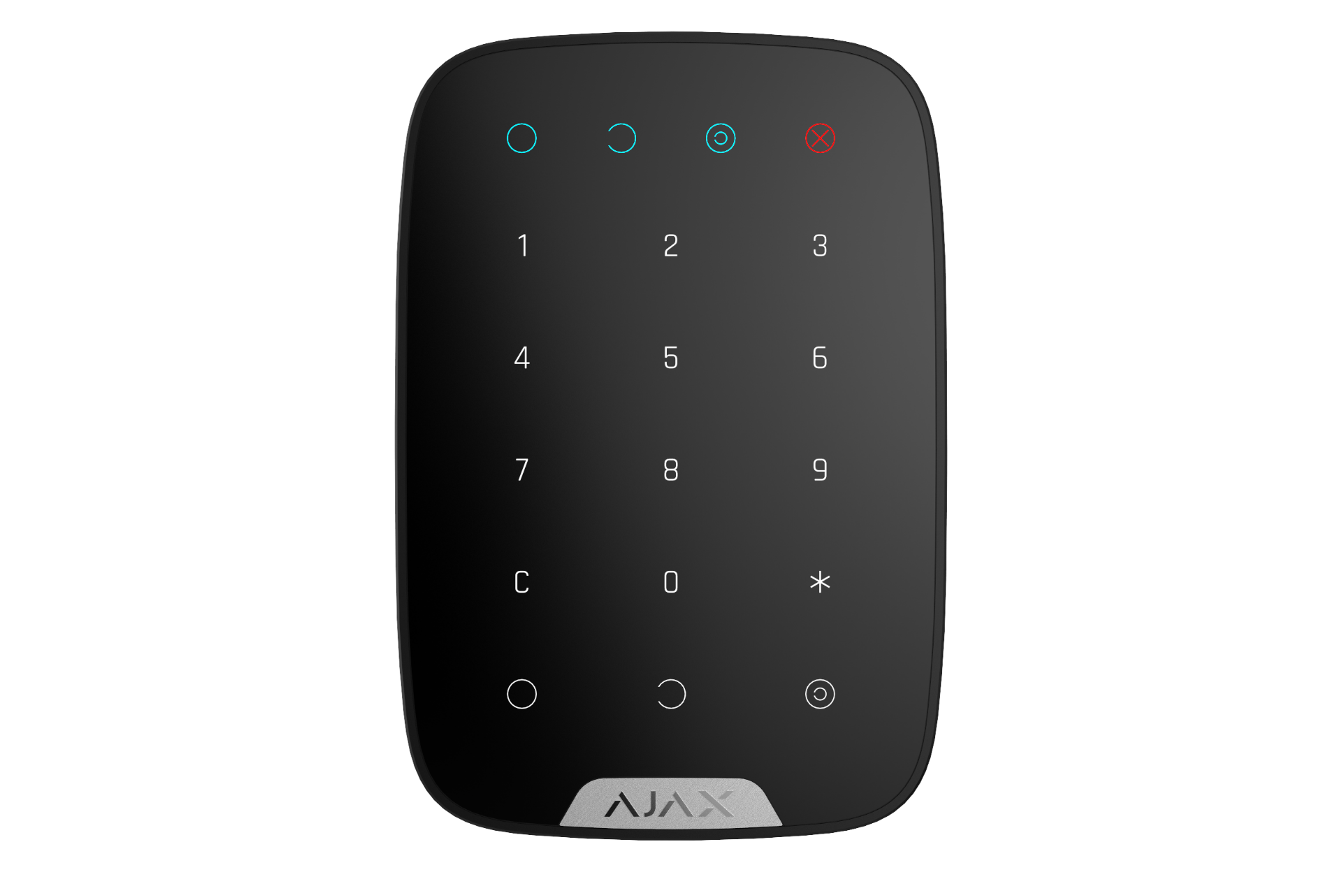 Ajax Keypad klaviatuur, must