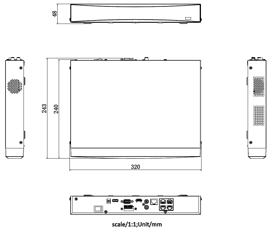 Hikvision DS-7604NXI-K1/4P(D) 4 kanaliga IP POE salvesti - Image 2