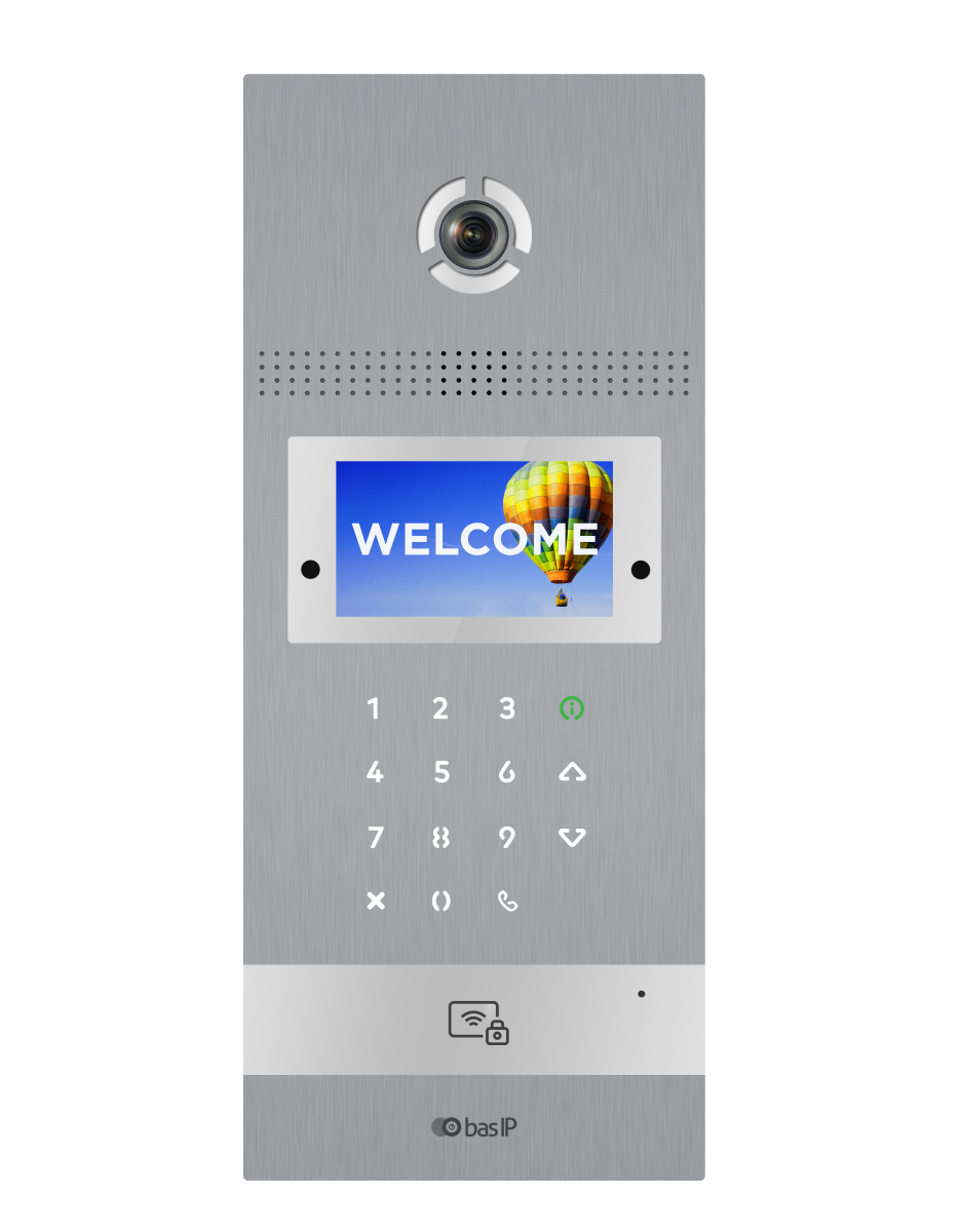 AA-12FBI fono kutsepaneel näotuvastusega, must, BAS-IP - Image 3