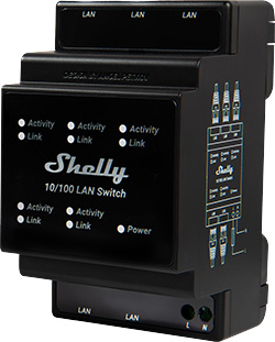 Shelly LAN Switch - DIN-kinnitusega Etherneti lüliti - Image 3